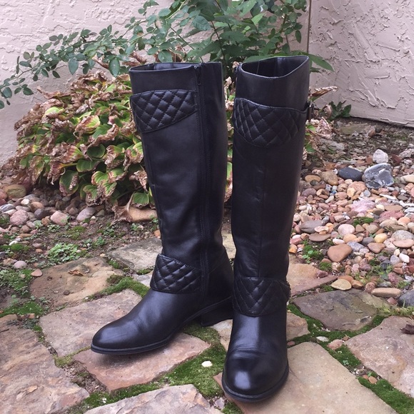 Lauren Ralph Lauren Shoes - Lauren Meveah Black Riding Boot 8